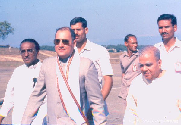Rajiv Gandhi in TVM